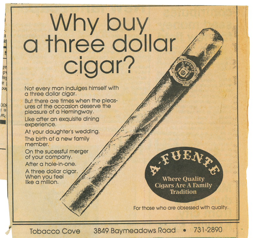 Three Dollar Cigar