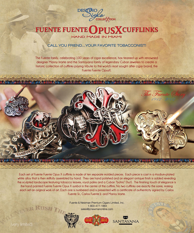 Fuente Fuente Opus X Cufflinks