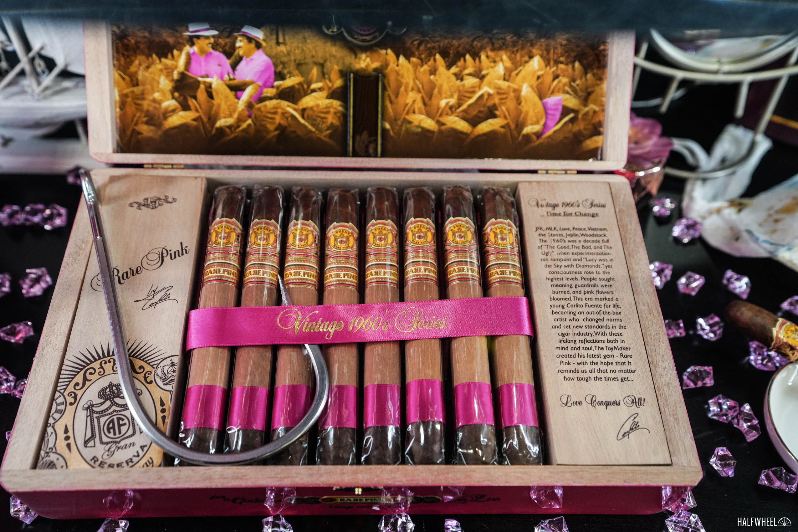 Arturo-Fuente-Rare-Pink-Vintage-1960s-Sophisticated-Hooker